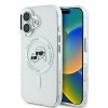 Karl Lagerfeld KLHMP16SHLSKCH iPhone 16 6.1 biały/white hardcase IML Metal Karl&Choupette Head MagSafe